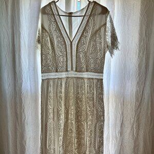 White Lace Maxi Dress